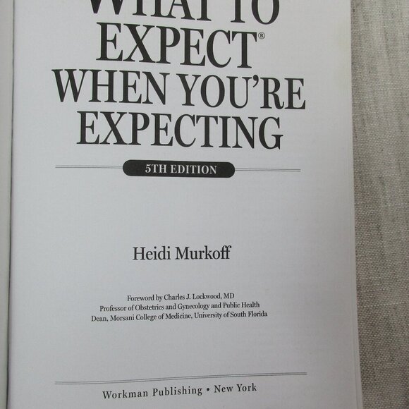 What to Expect When‎ You're Expecting 2016 Health Body Paperback Heidi Murkoff - Picture 5 of 7